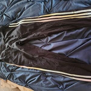 adidas Girls' 3-Stripes Cotton Joggers